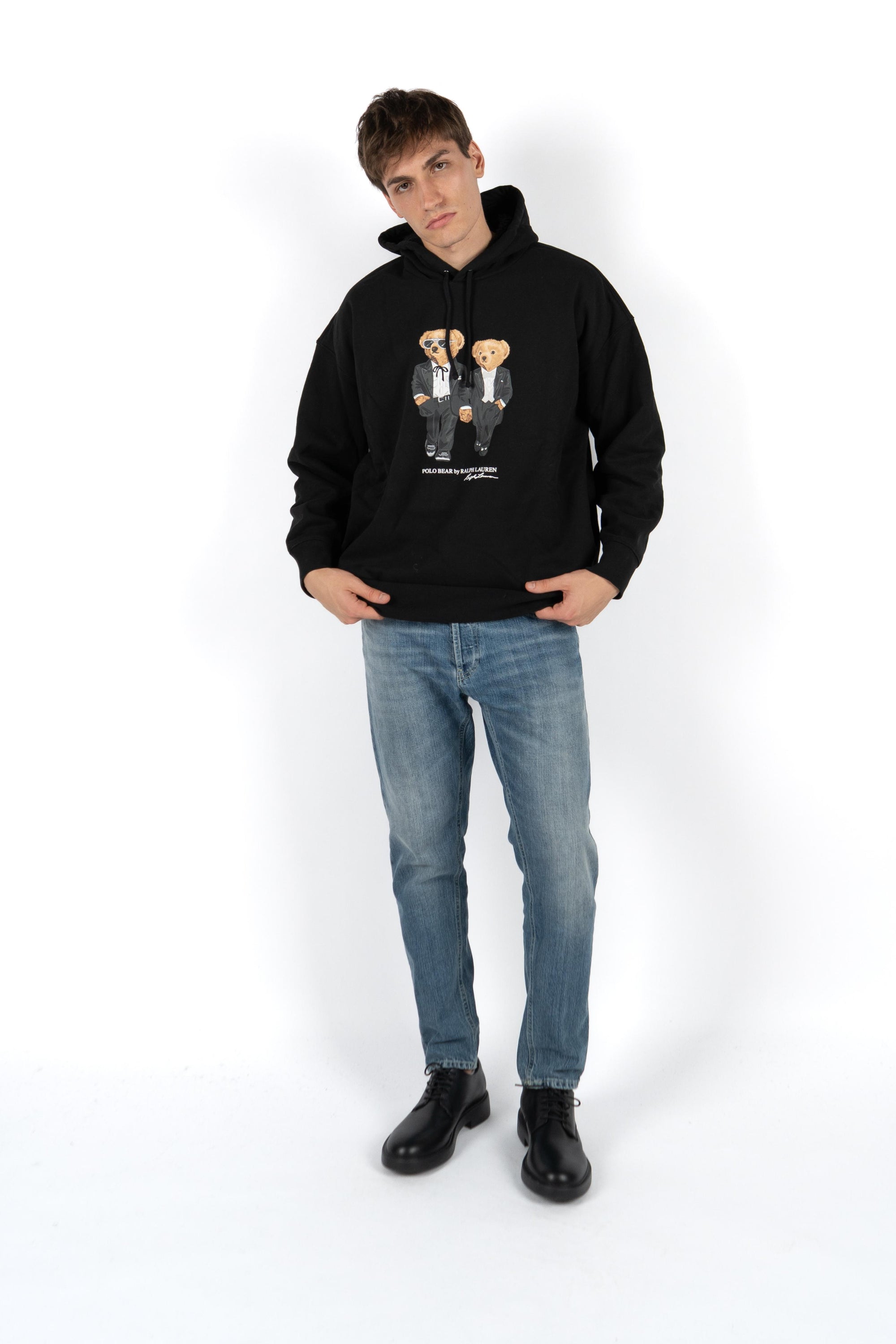 Felpa Ralph & Ricky Tuxedo Polo Bear 710981802 001 POLO RALPH LAUREN 