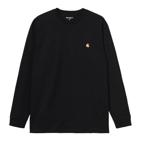 L/S Chase T-Shirt nera I026392 00FXX CARHARTT WIP 