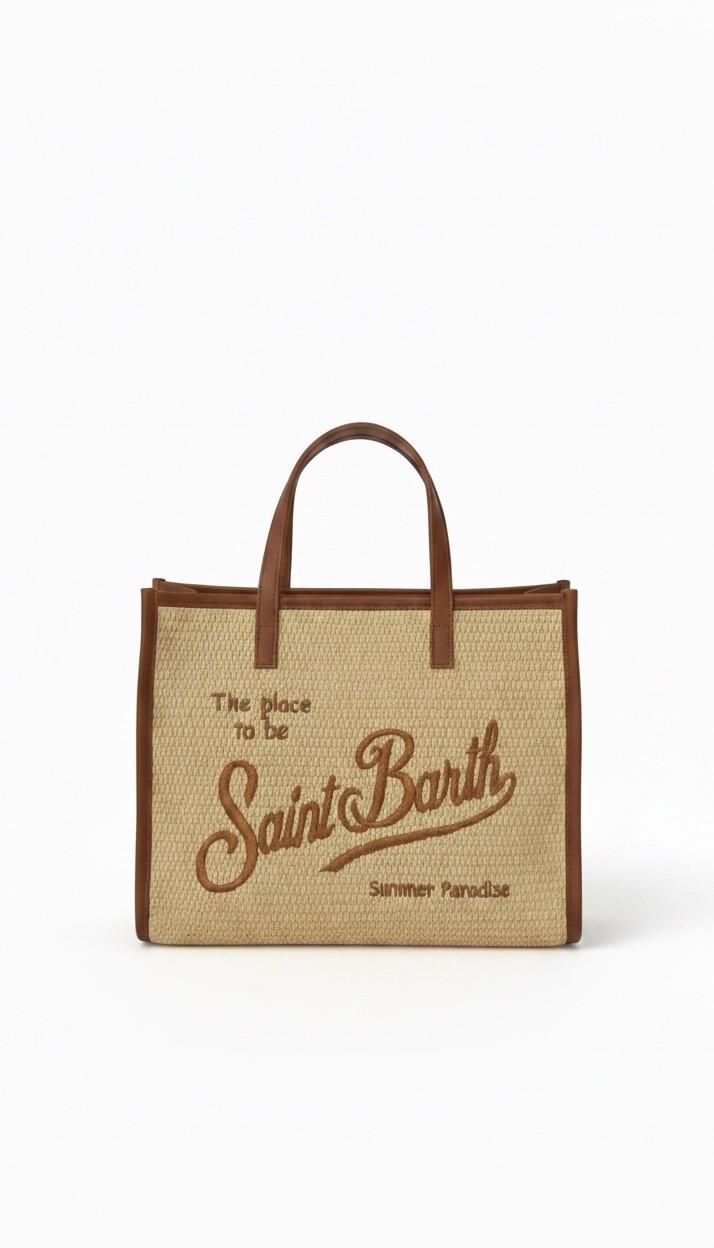 Borsa Vivian medium  effetto paglia VVID001 00368L MC2 SAINT BARTH 