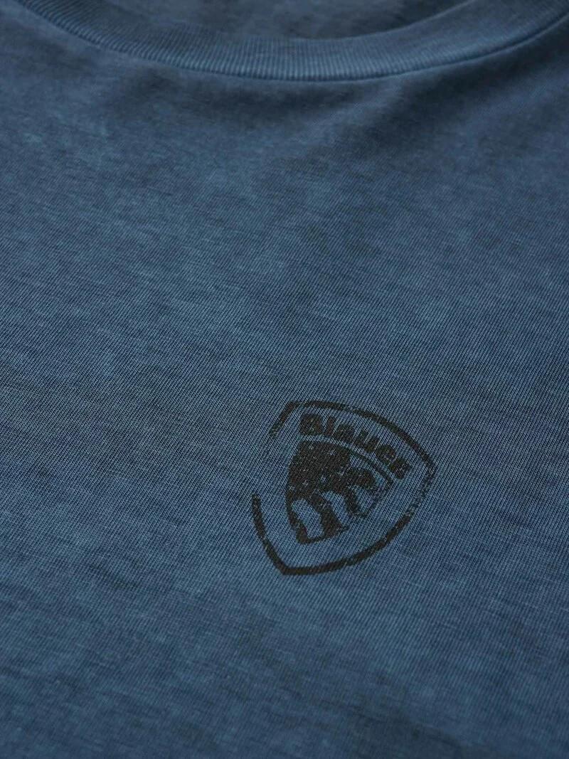T-shirt sfumata Greenough 26SBLUH02347 888 BLAUER 