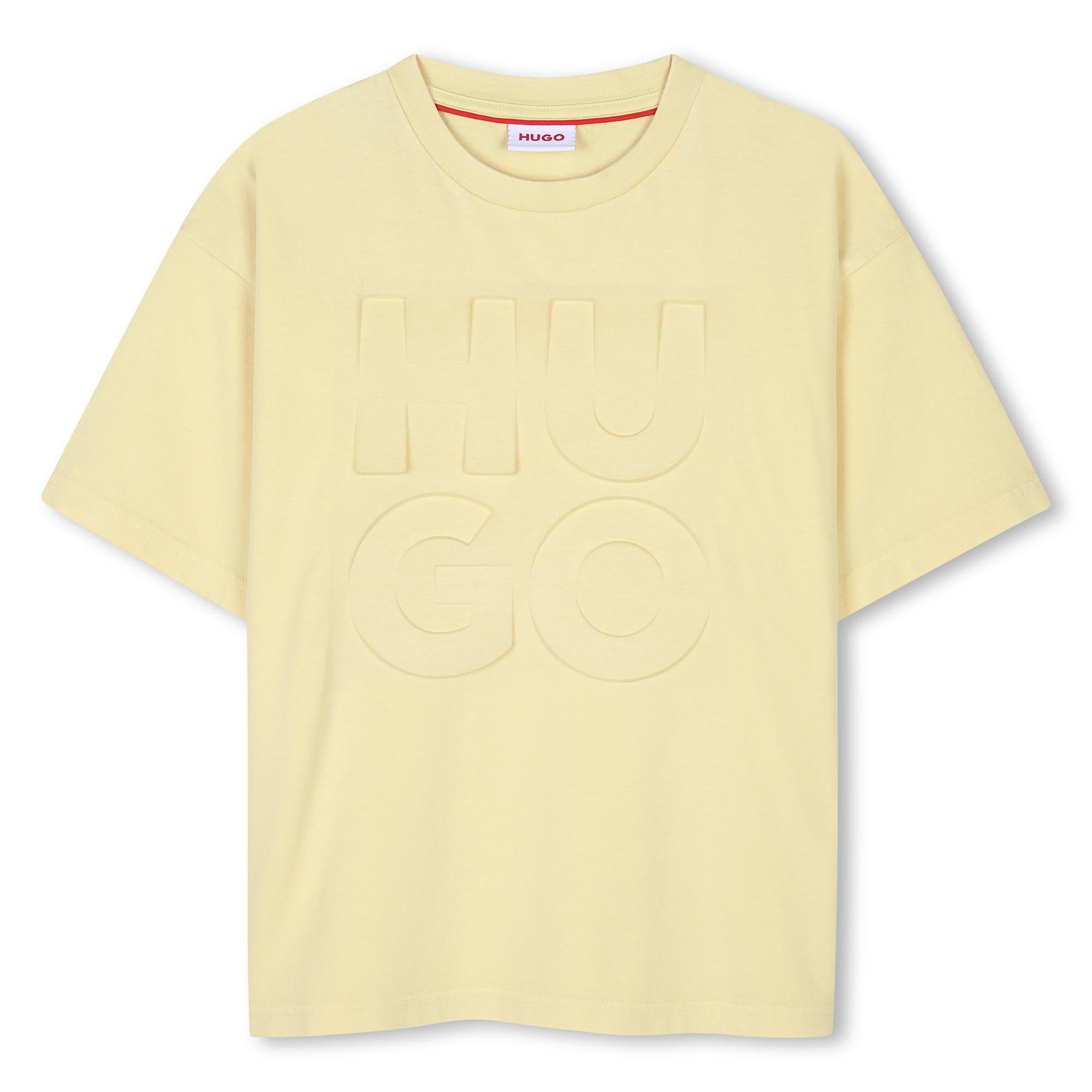 T-shirt con logo goffrato G00337 501 HUGO 