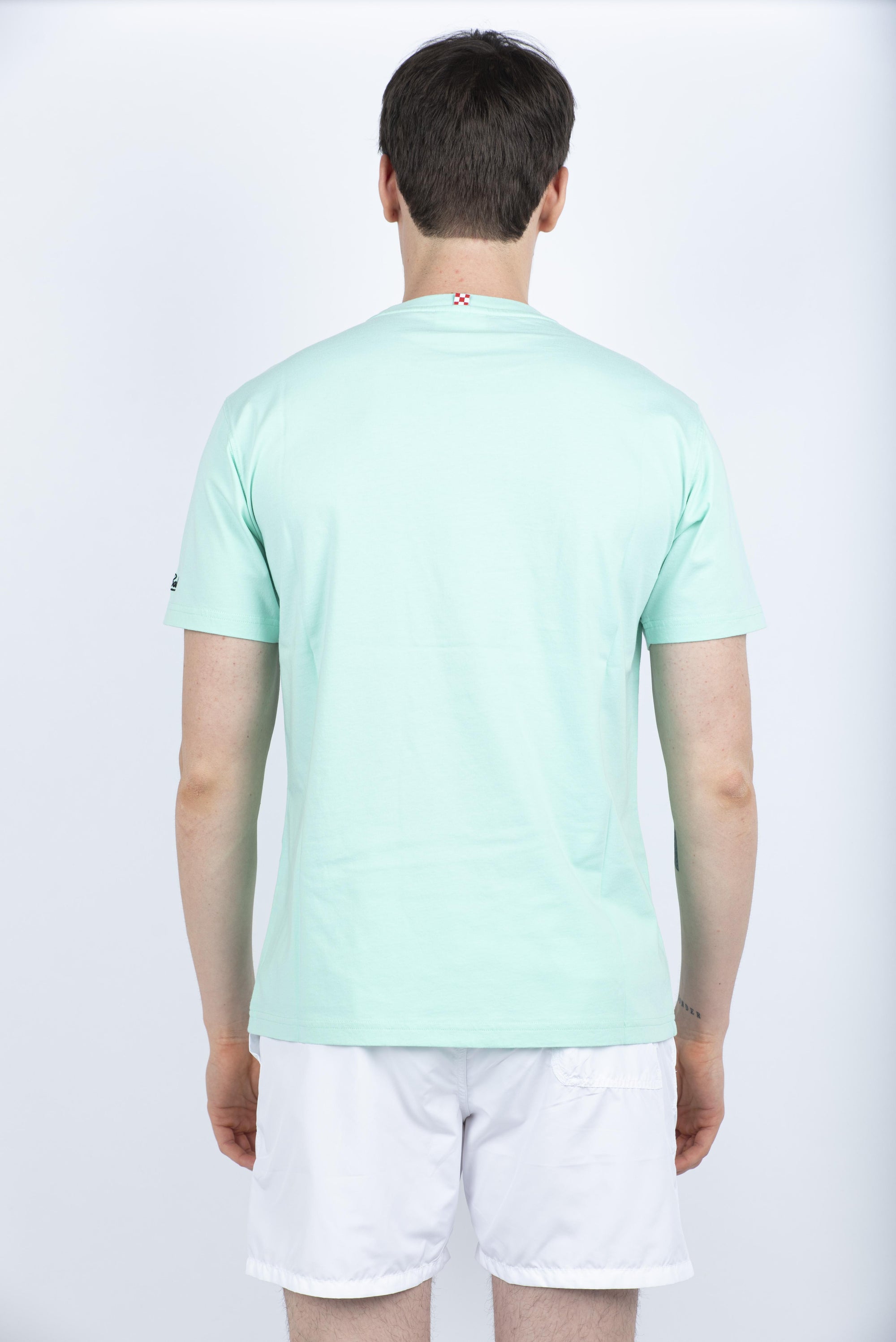 T-shirt Portofino in jersey di cotone Classic Fit con ricamo POT0001 05283H MC2 SAINT BARTH 