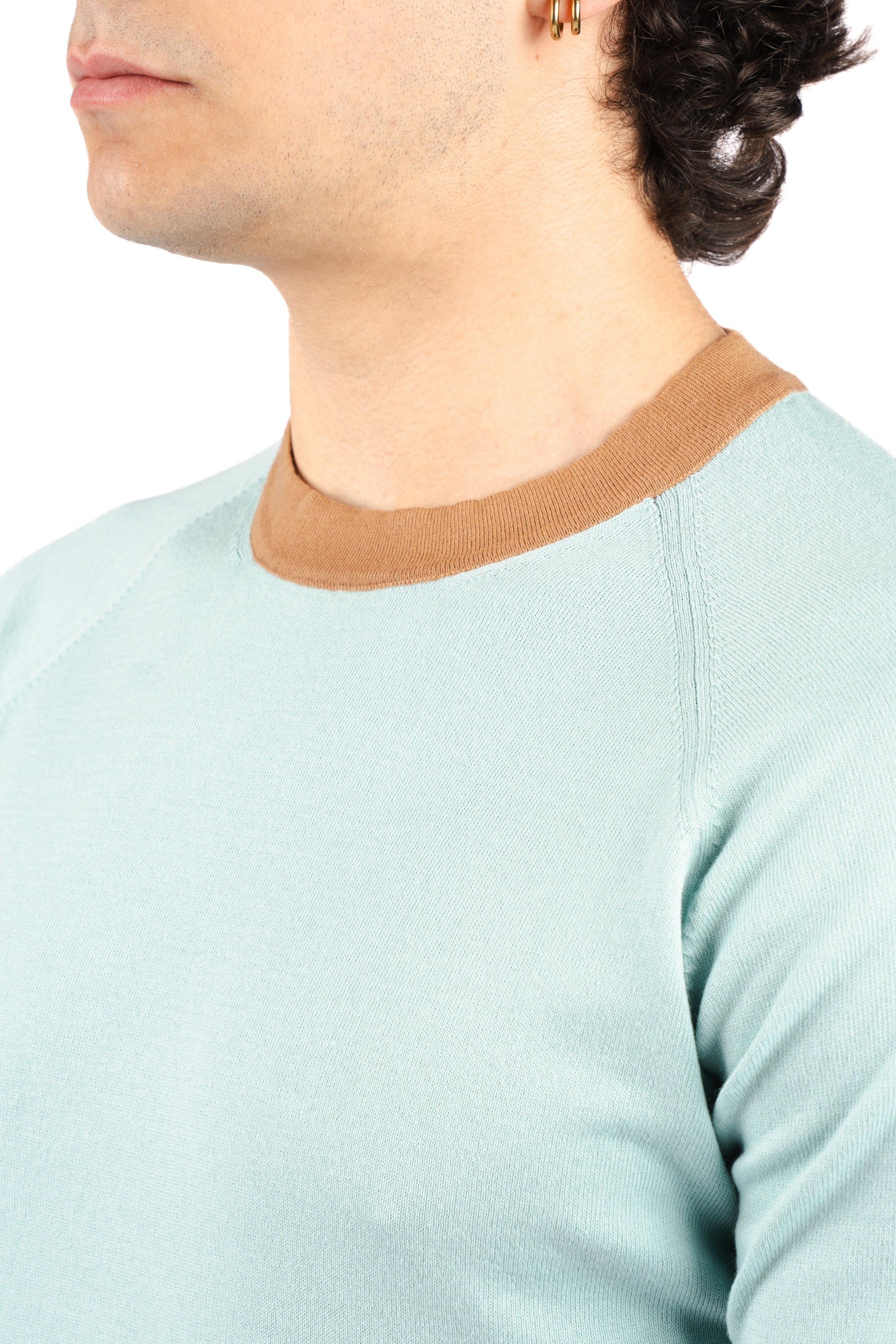 T-shirt in cotone biologico 57181/18045 430 GRAN SASSO 