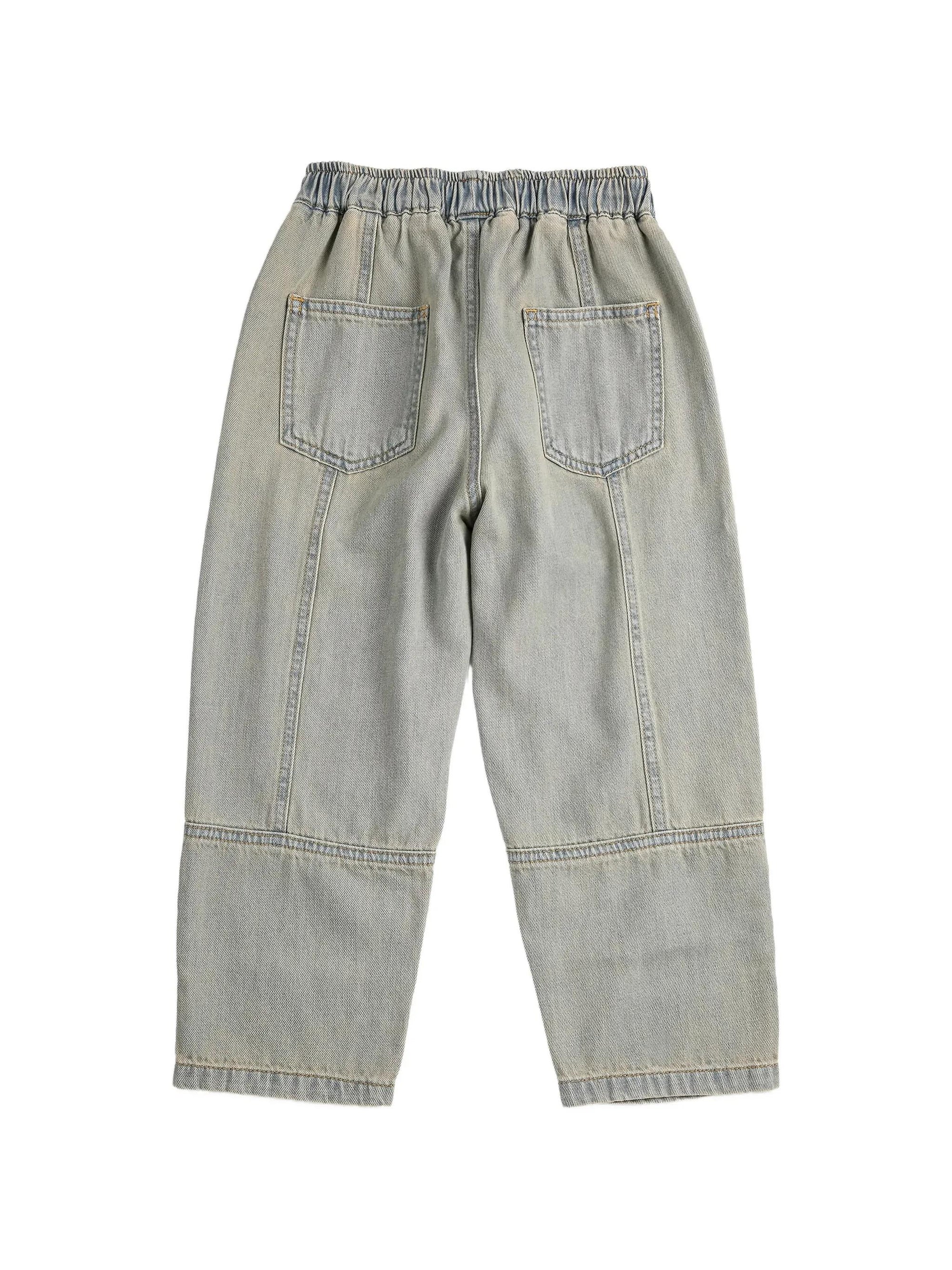 Jeans con stampa logo B126AC098 461 BOBO CHOSES 