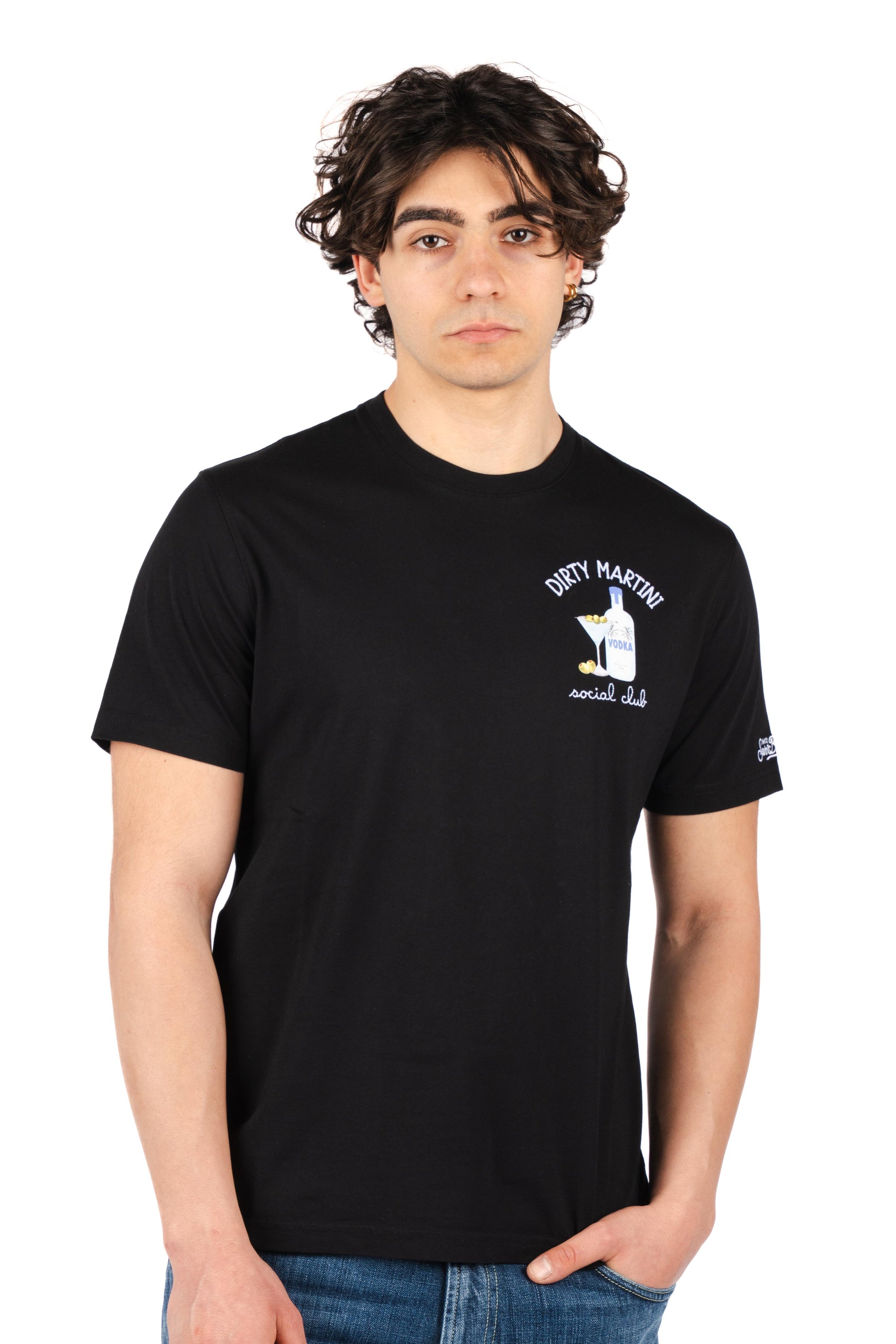 T-shirt Portofino ricamo Dirty Martini POT0001 07969L MC2 SAINT BARTH 