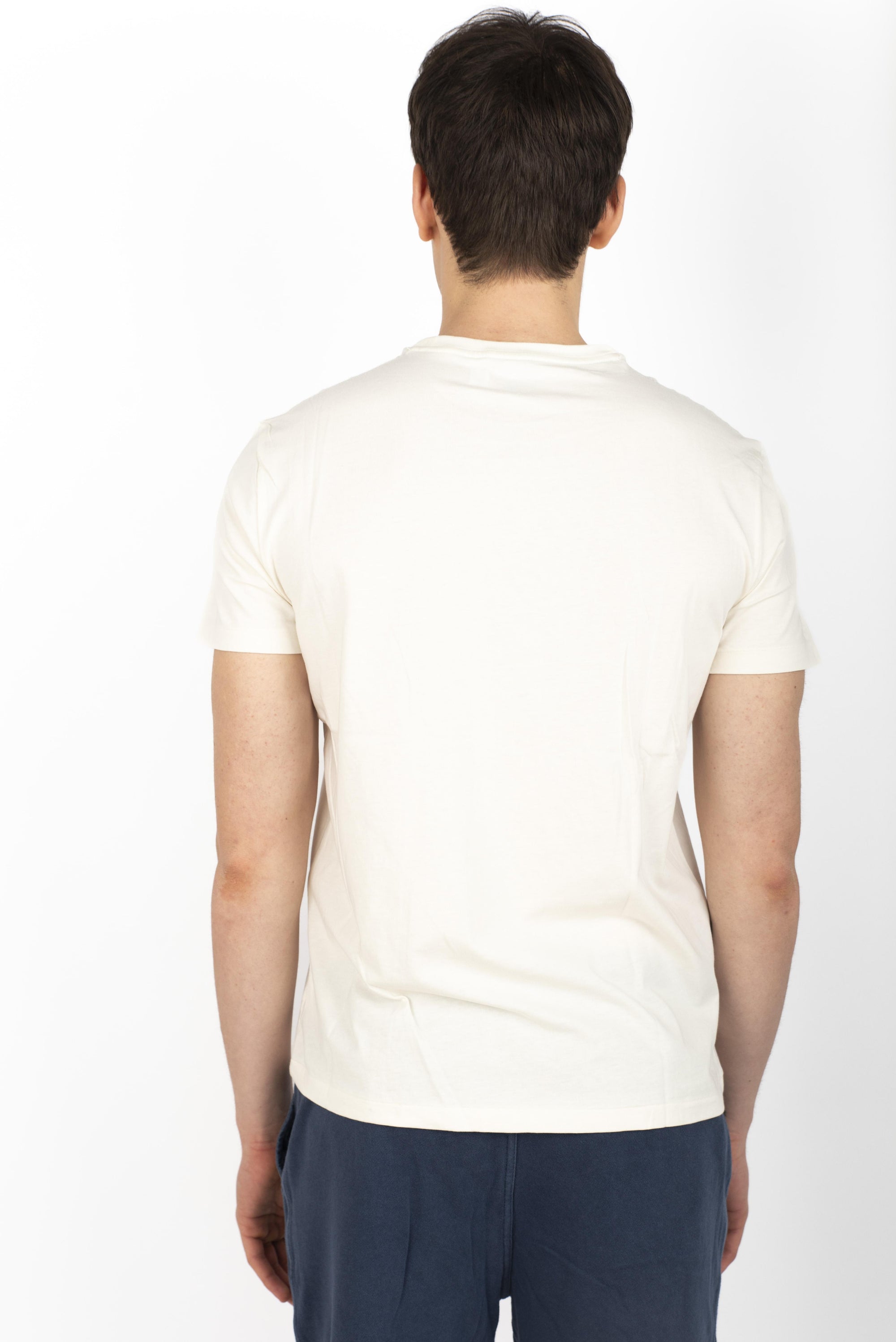 Maglietta in jersey Custom Slim-Fit crema 710671438 421 POLO RALPH LAUREN 