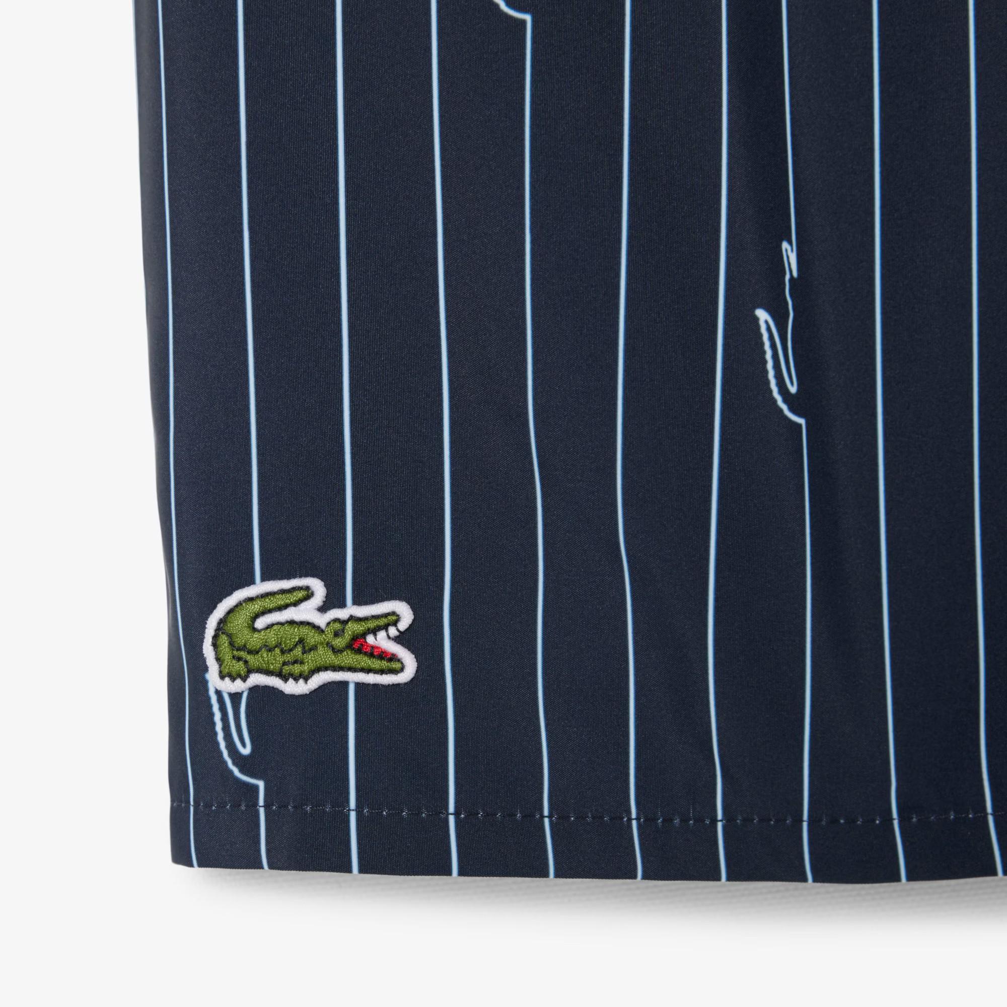 Boxer mare medi con stampa coccodrillo MH1849 IY8 LACOSTE 