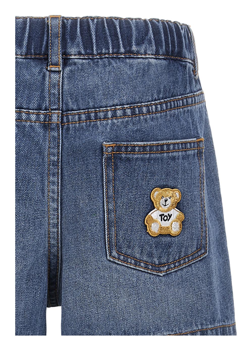 Pantaloncini di jeans Teddy Bear HDQ01OL0E35 40278 MOSCHINO KID 