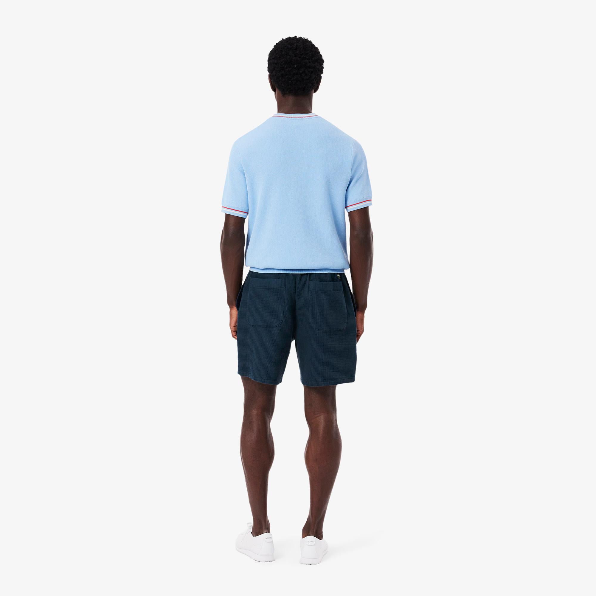 Shorts in cotone testurizzati GH9935 C7Z LACOSTE 
