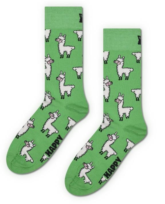 Llama Sock P003650 GREEN HAPPY SOCKS 