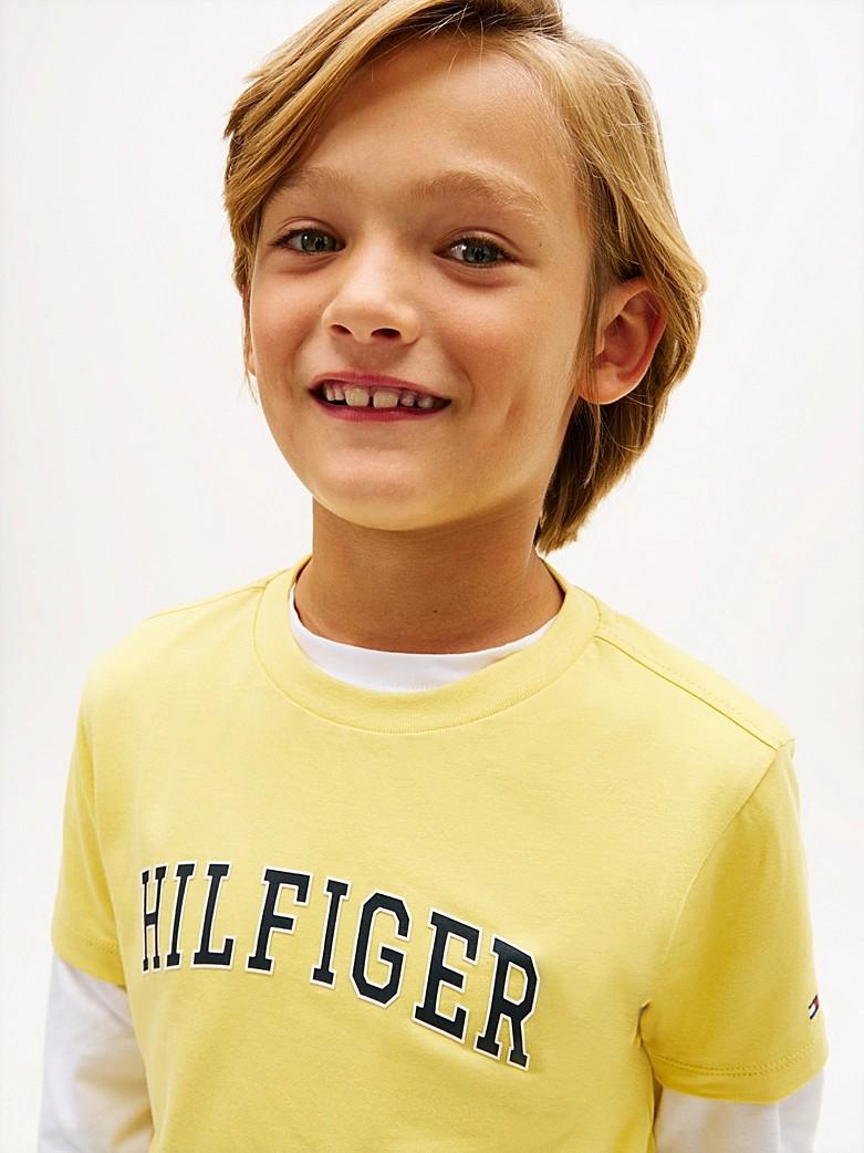 T-shirt in jersey con logo KB0KB10420J ZGP TOMMY HILFIGER 