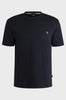 T-shirt regular fit in cotone con monogramma Double B
