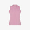 Polo in piquet con logo in strass