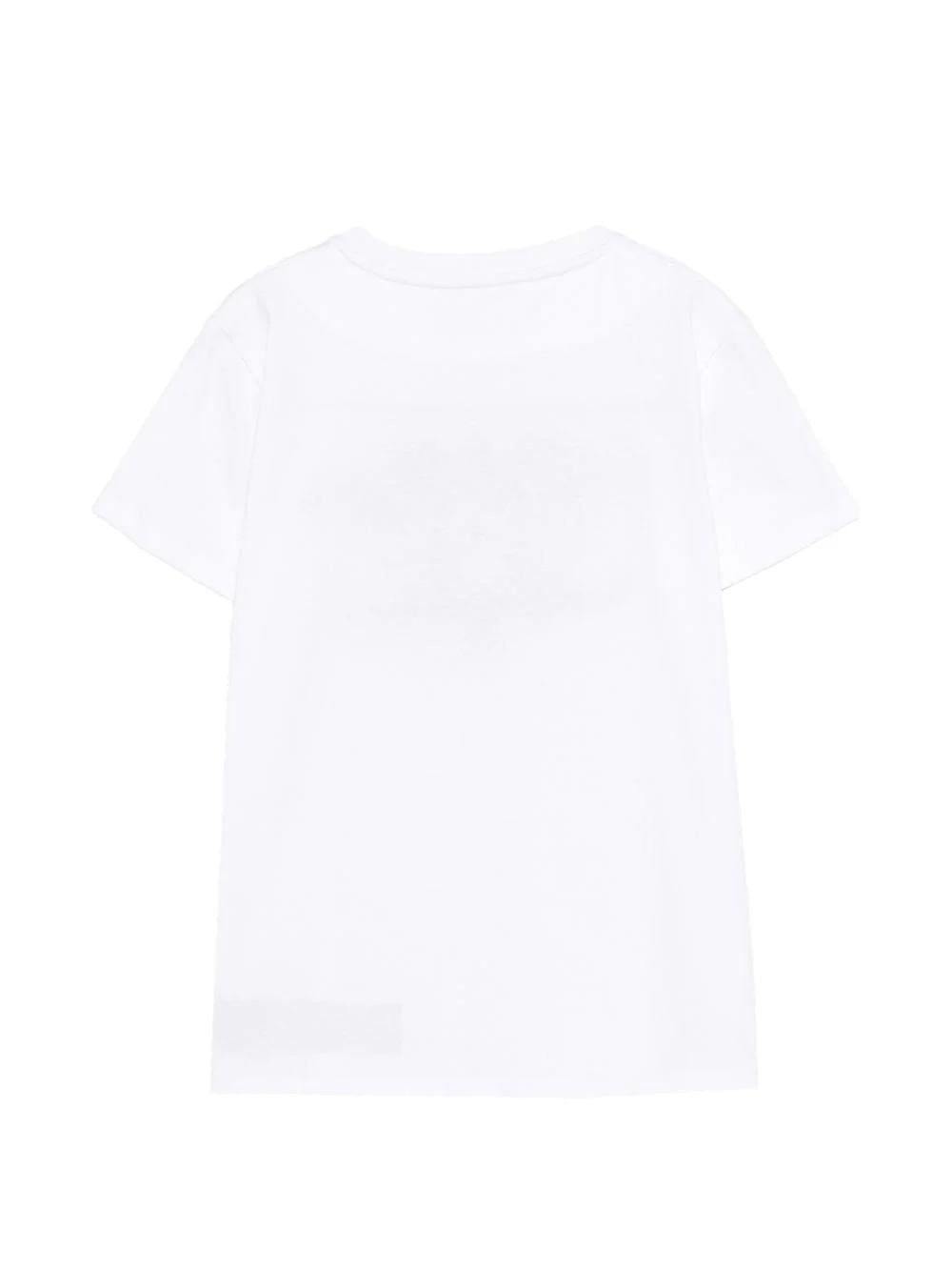 T-shirt con stemma ricamato RBP26162TS WHITE RICHMOND 