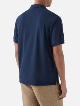 Polo Charles in piquet di cotone CHS0001 00120L MC2 SAINT BARTH 
