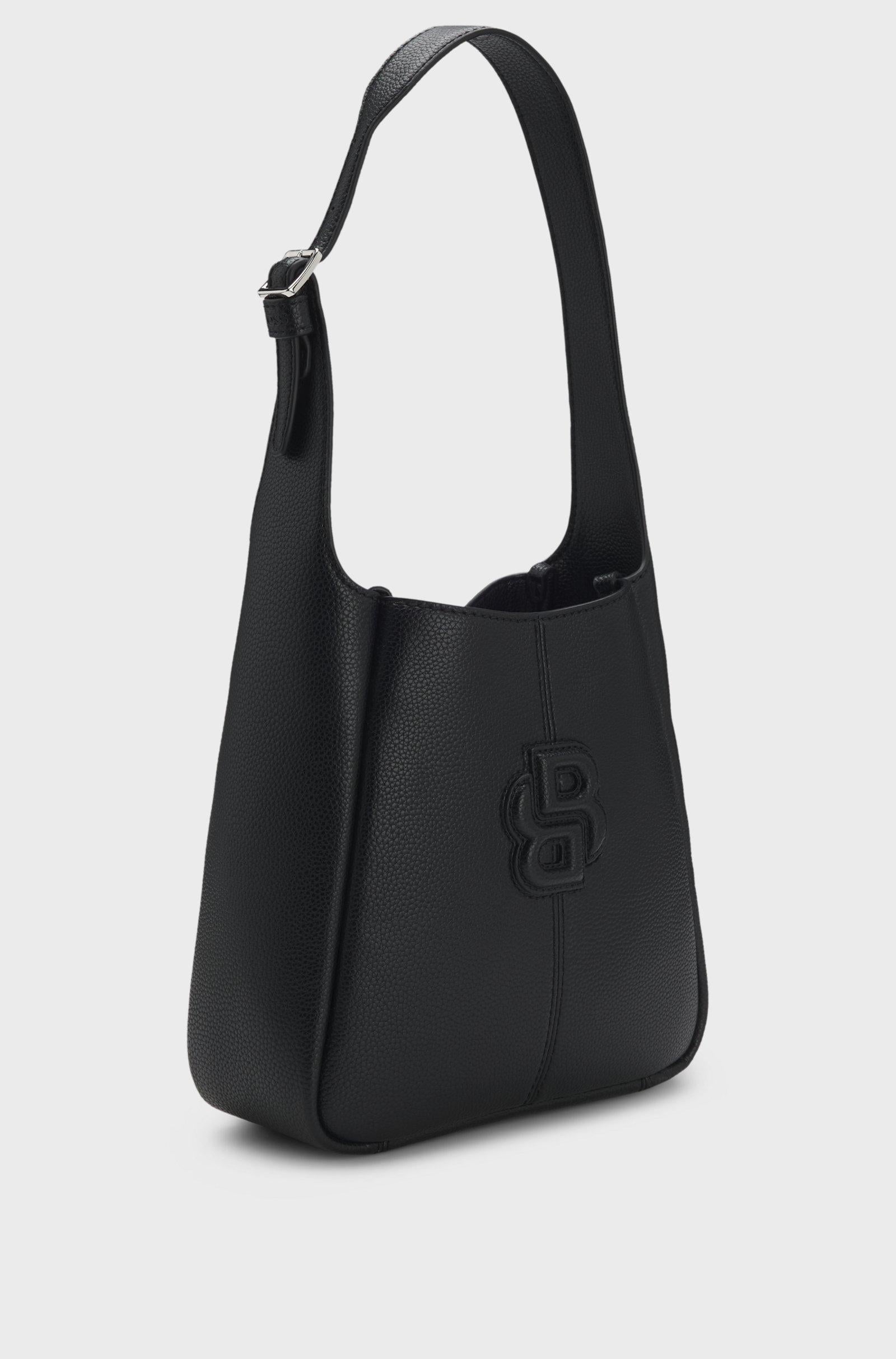Borsa hobo con monogramma Double B 50552159 001 BOSS ACCESSORIES 