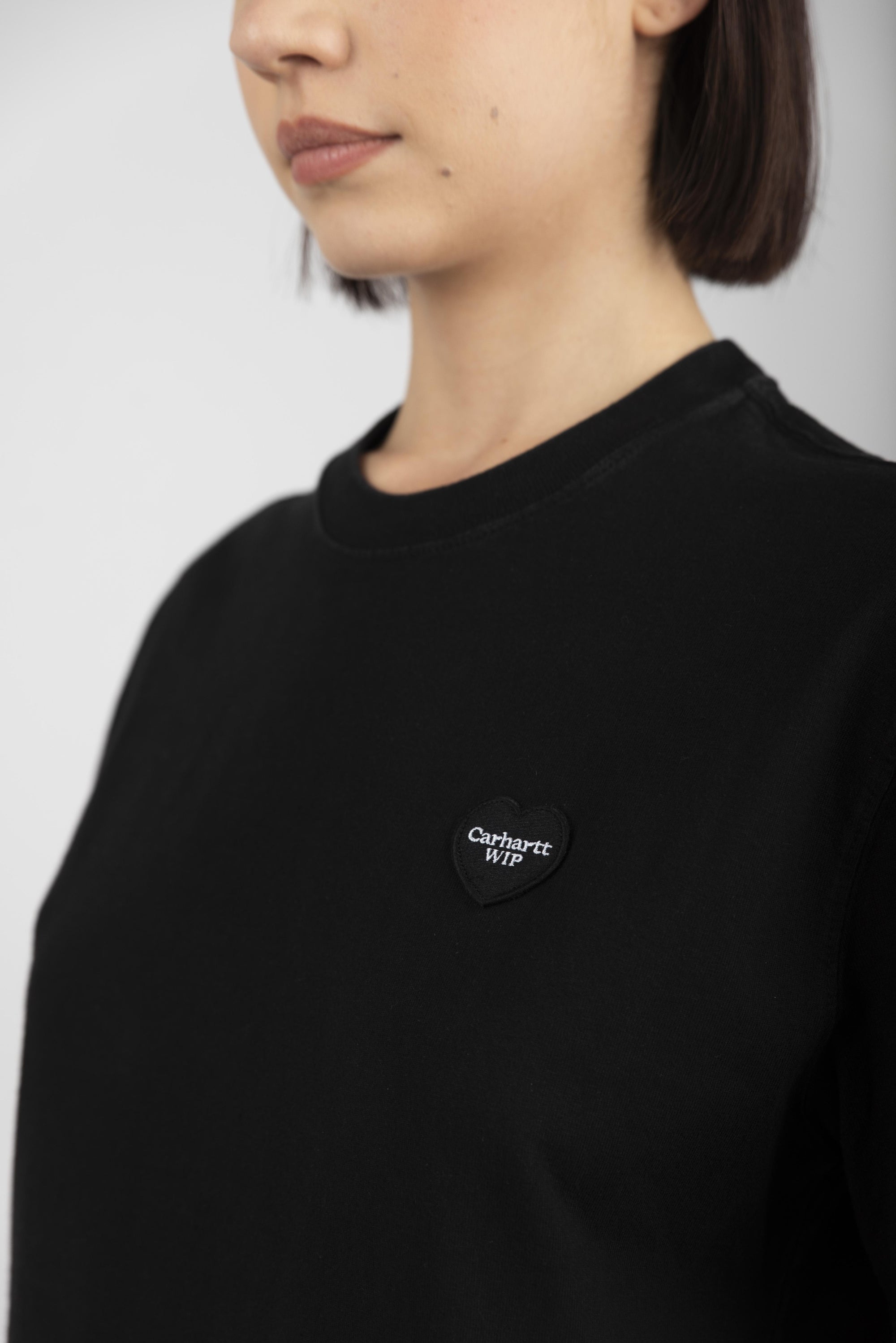 T-Shirt Women's S/S Ingo black garment dyed  I034648 89GD CARHARTT WIP 