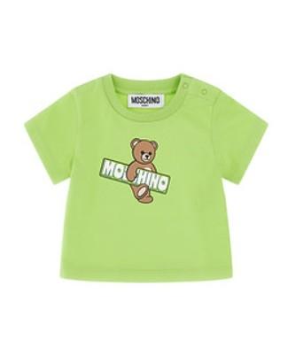T-shirt in jersey pique MOM031LFA07 30355 MOSCHINO BABY 
