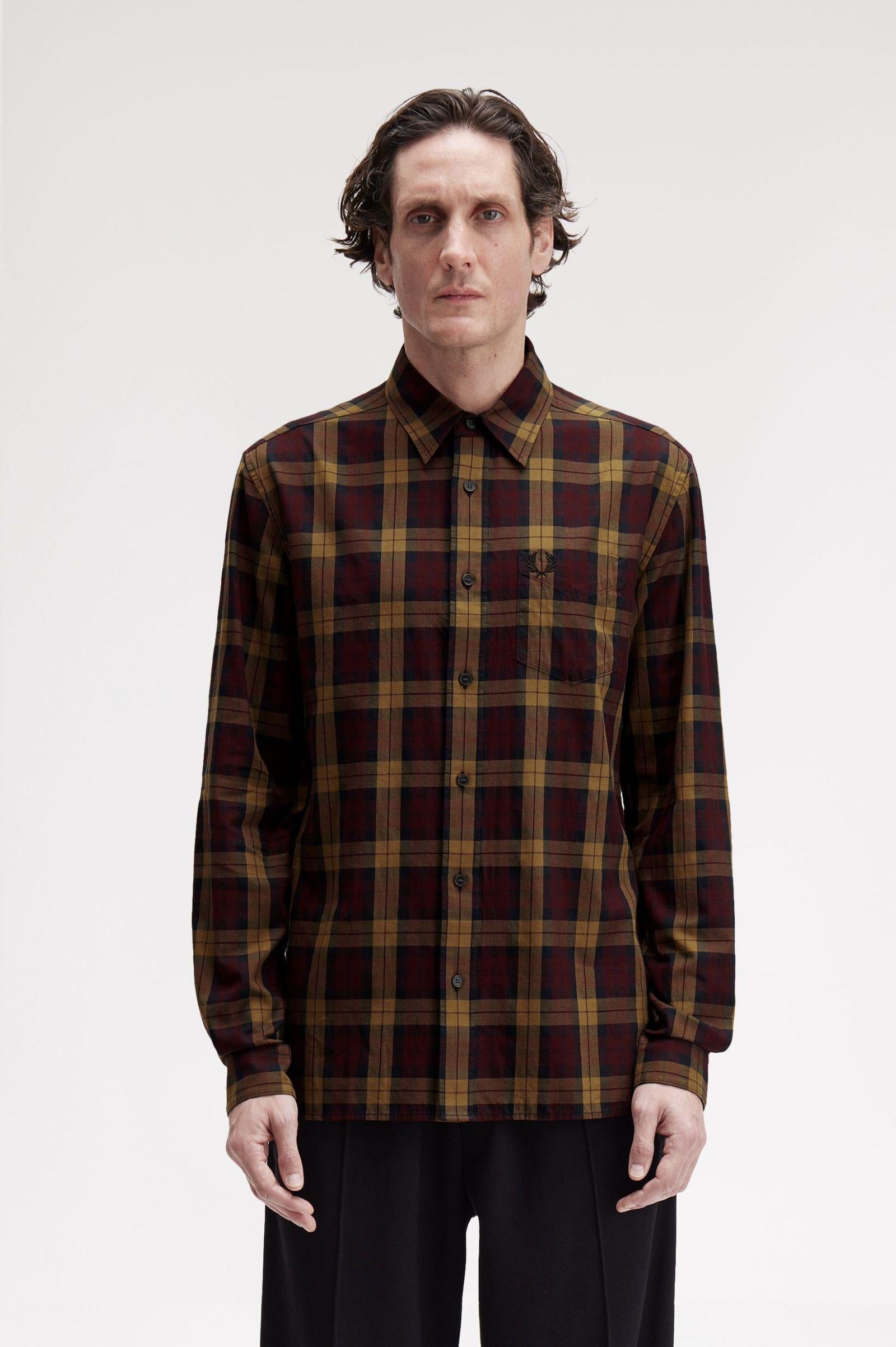 Overshirt in velluto a coste M174255 597 FRED PERRY 