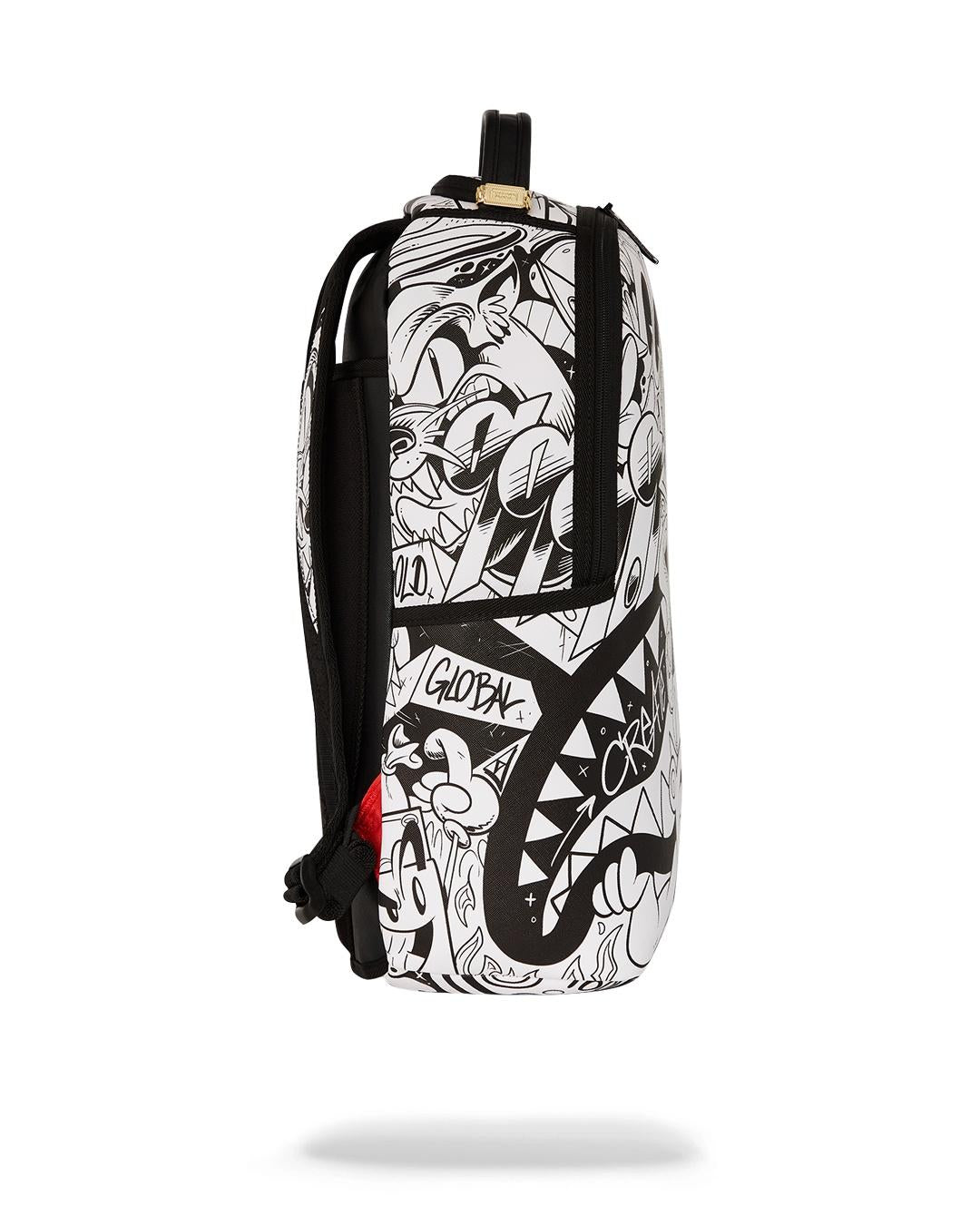 Zaino heavy sharkmouth doodle 910B6852 NSZ SPRAYGROUND 