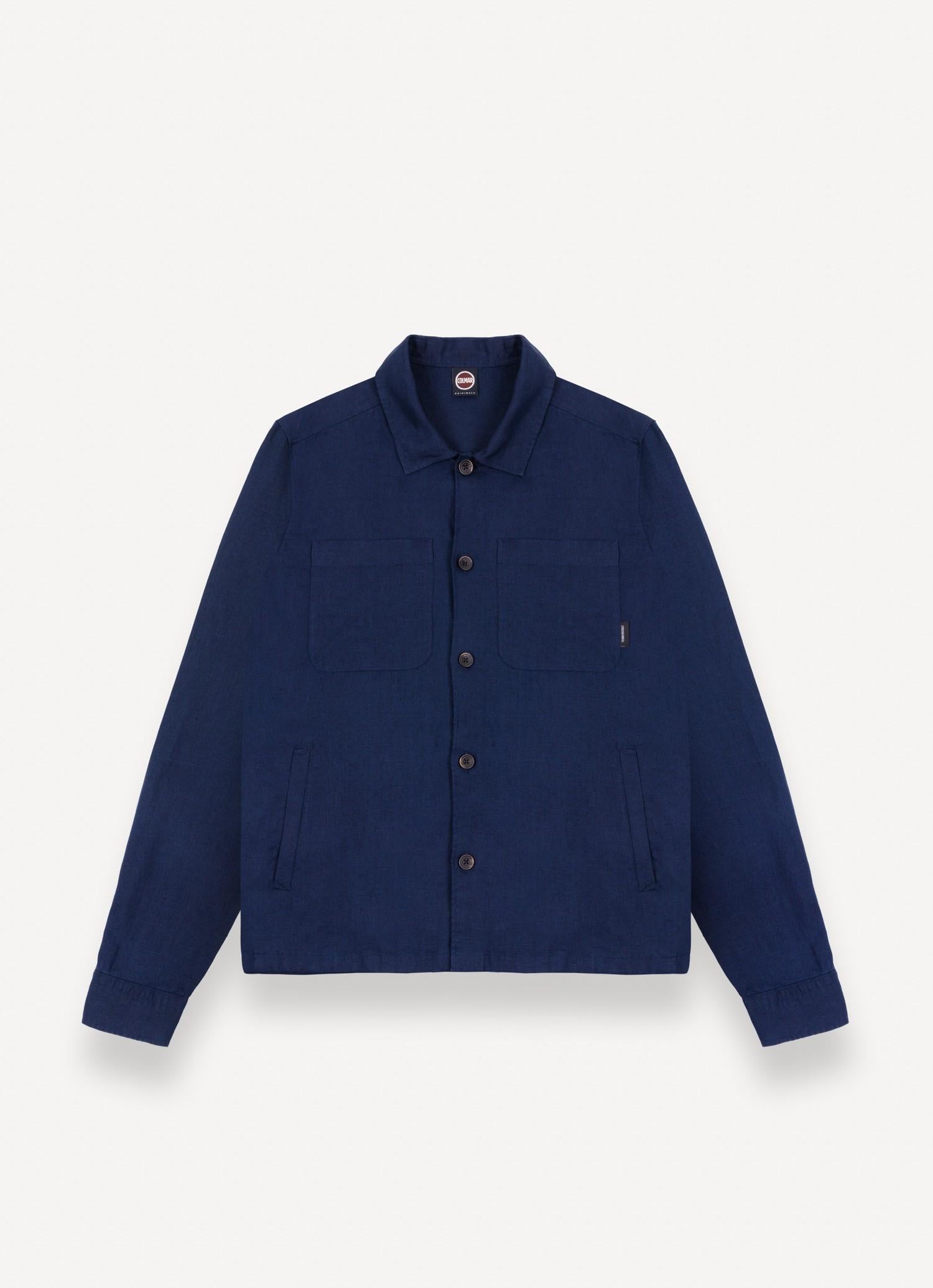 Overshirt in lino 85876AZ 68 COLMAR 