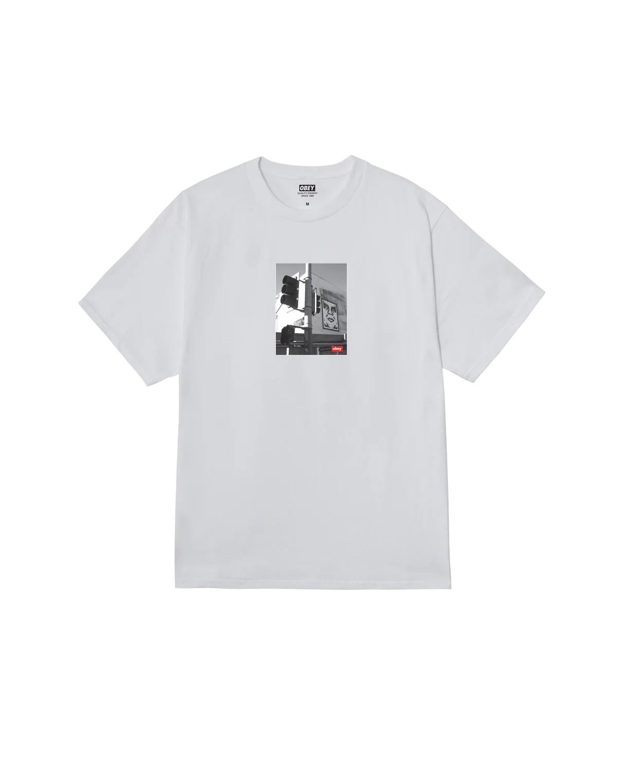T-shirt Los Angeles Photo Classic 165264230 WHT OBEY 
