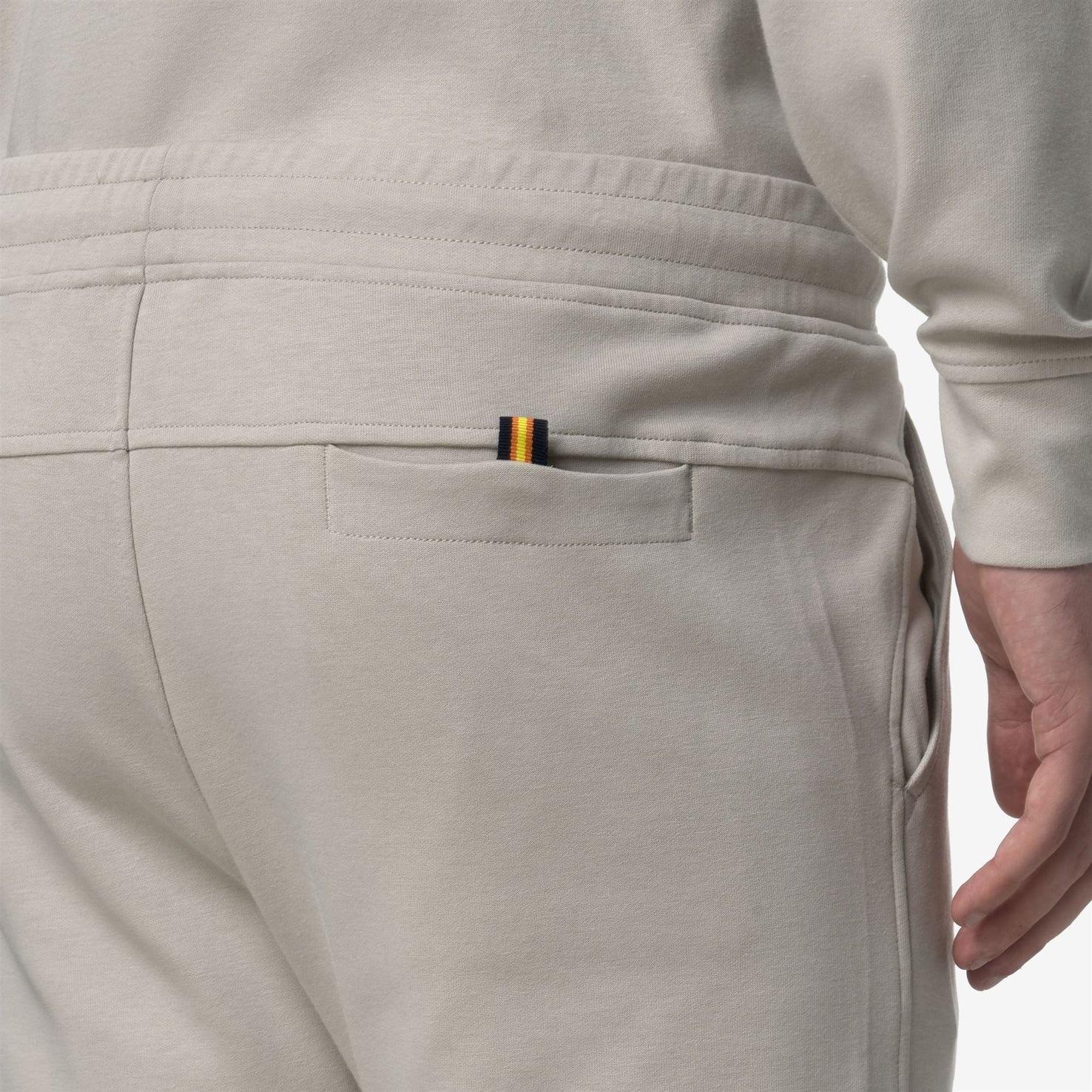 Pantaloni della tuta sporty-chic da uomo beige K8132QW 634 K-WAY 