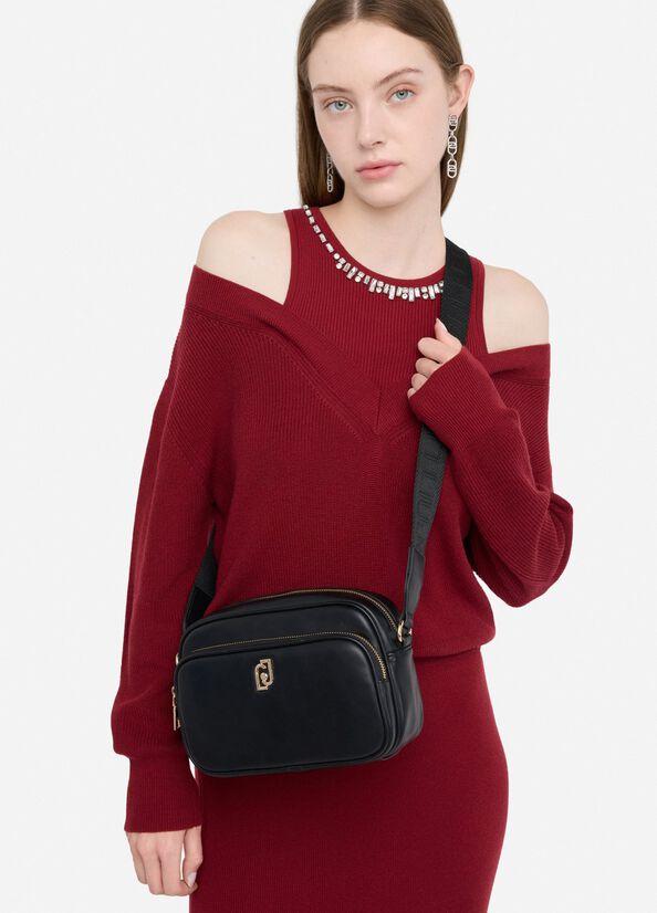 Borsa a tracolla media con pouch AF5176E0077 22222 LIU JO ACCESSORIES 