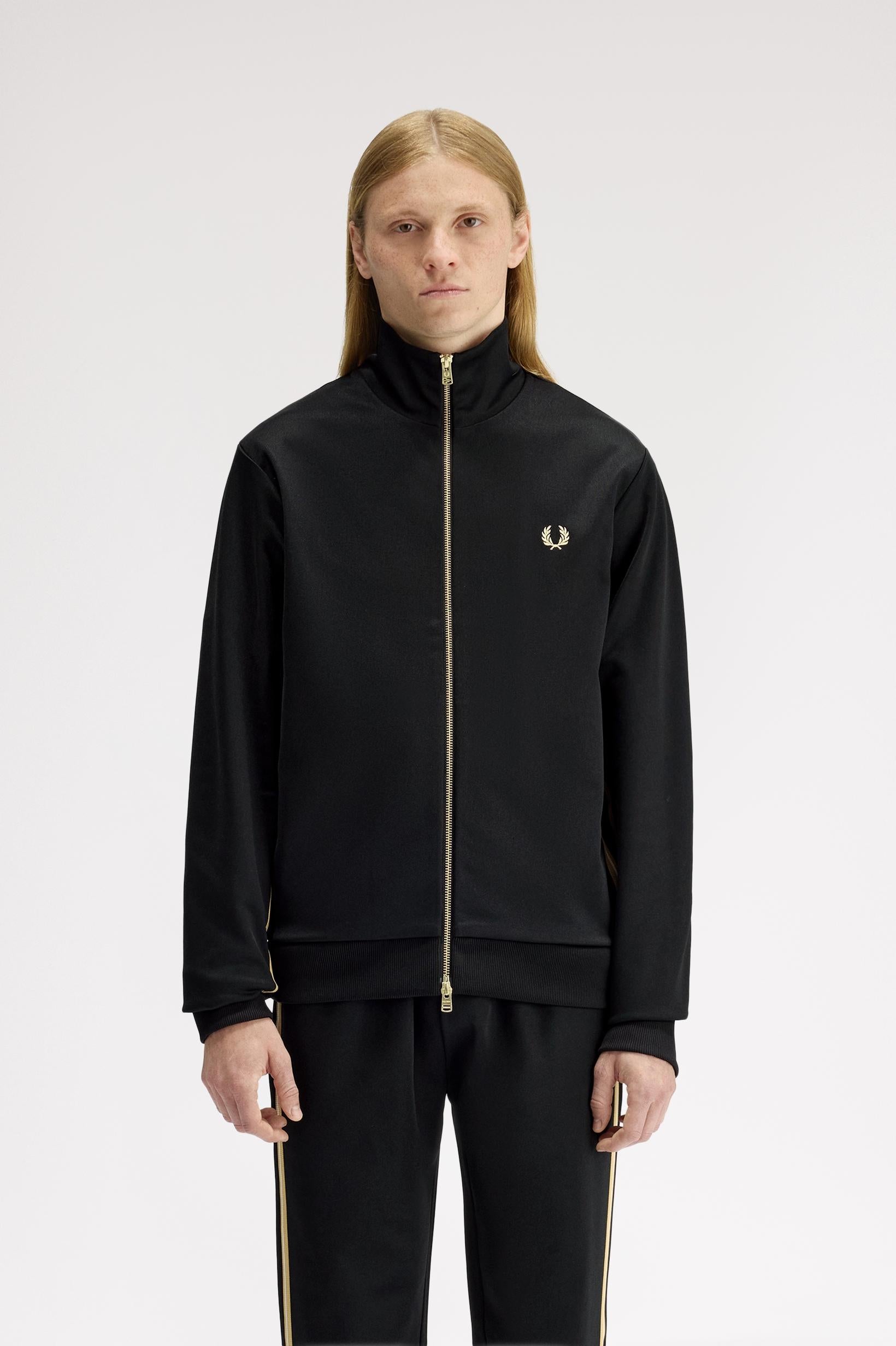 Felpa con full zip  J232957 90A FRED PERRY 