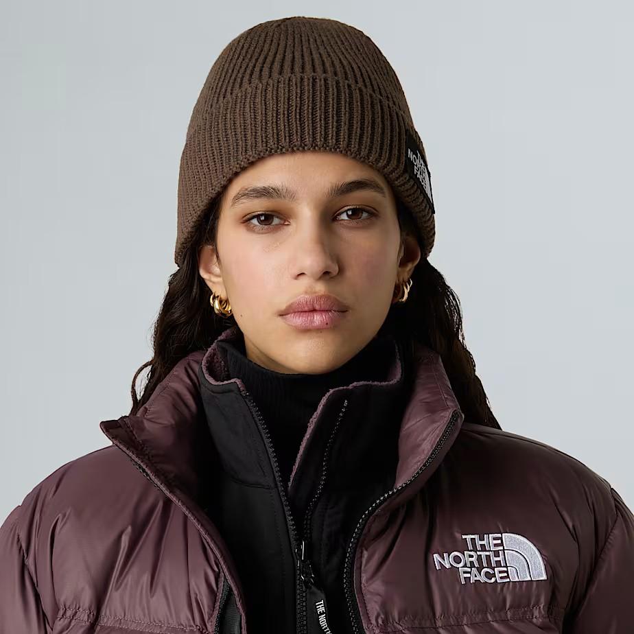 Berretto con risvolto e logo box NF0A8CHE 1OI1 THE NORTH FACE 