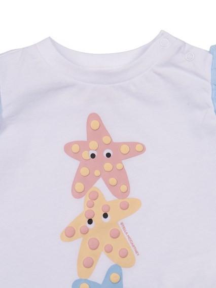 T-shirt con applicazioni TY8071Z0434 100 STELLA MCCARTNEY 