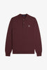 Long-sleeved knitted polo shirt
