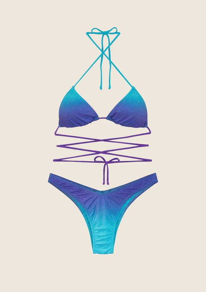 Bikini Triangolo con Slip Americano Fisso Degradè 1151X 46 F**K 