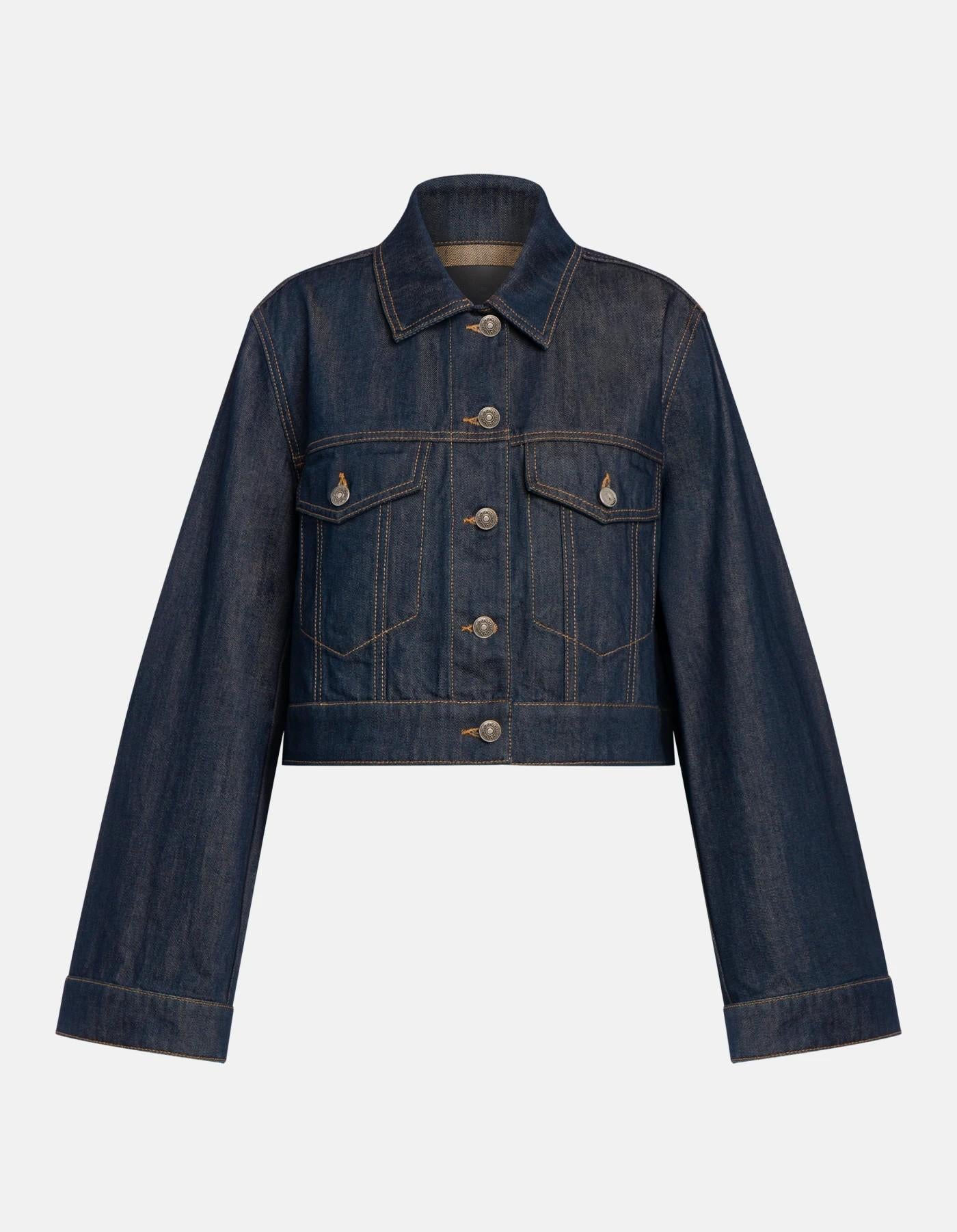 Giubbino in denim DJ753DS0107DMB2 800 DONDUP 