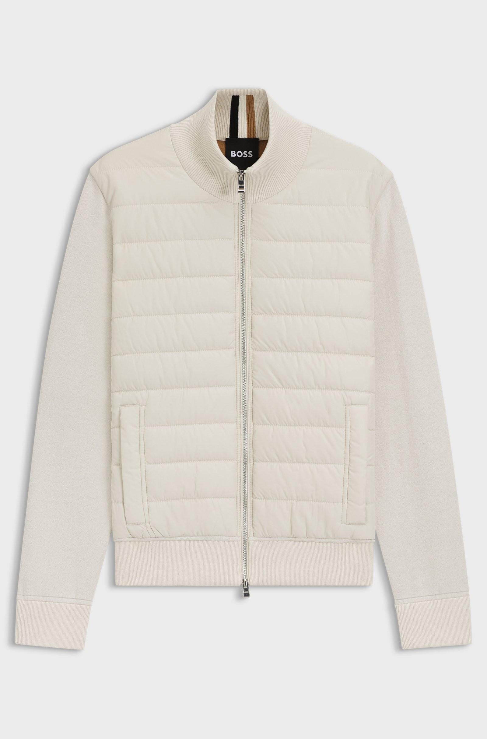 Giacca in materiali misti con pannello anteriore imbottito 50549991 131 BOSS 