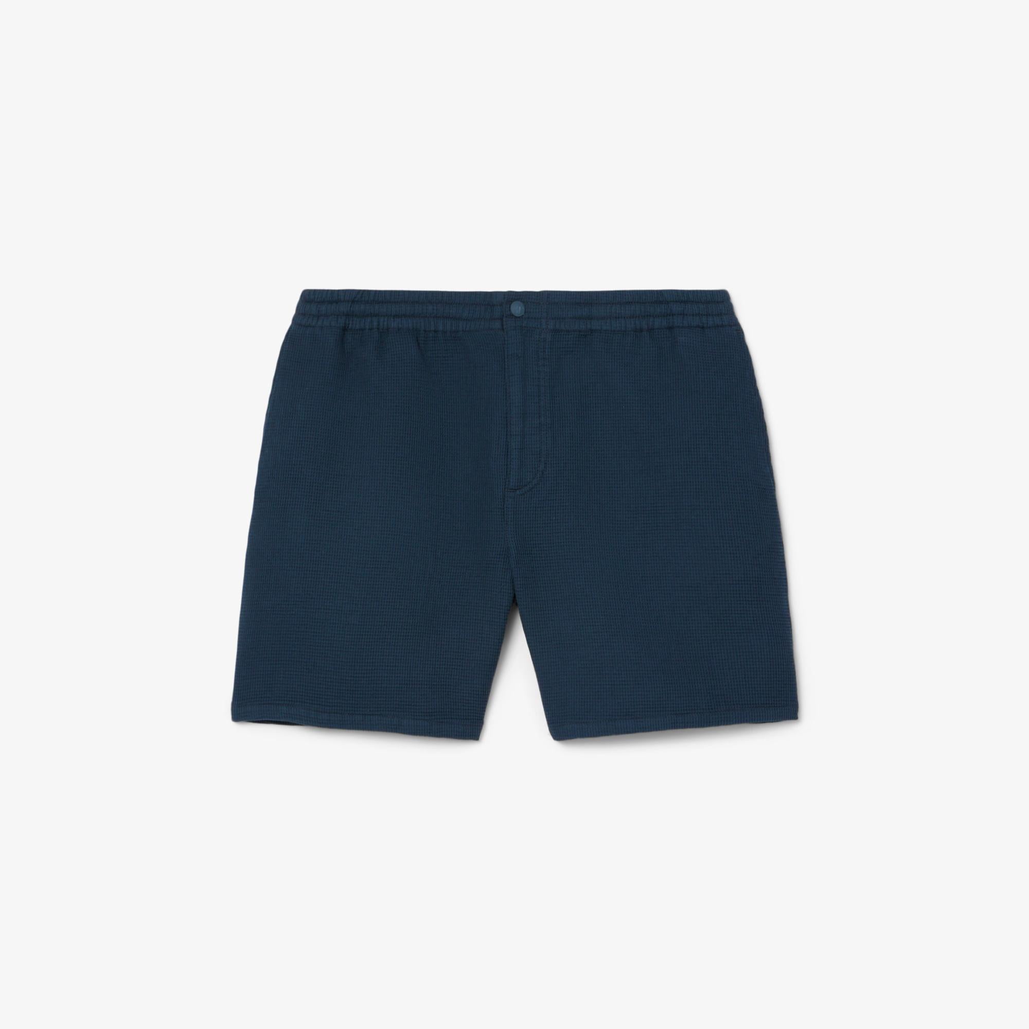Shorts in cotone testurizzati GH9935 C7Z LACOSTE 