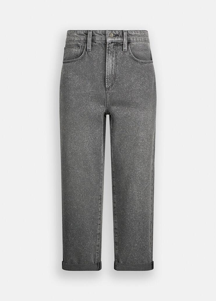 Jeans straight a vita alta UF5019D4927 N9935 LIU JO BLUE DENIM 