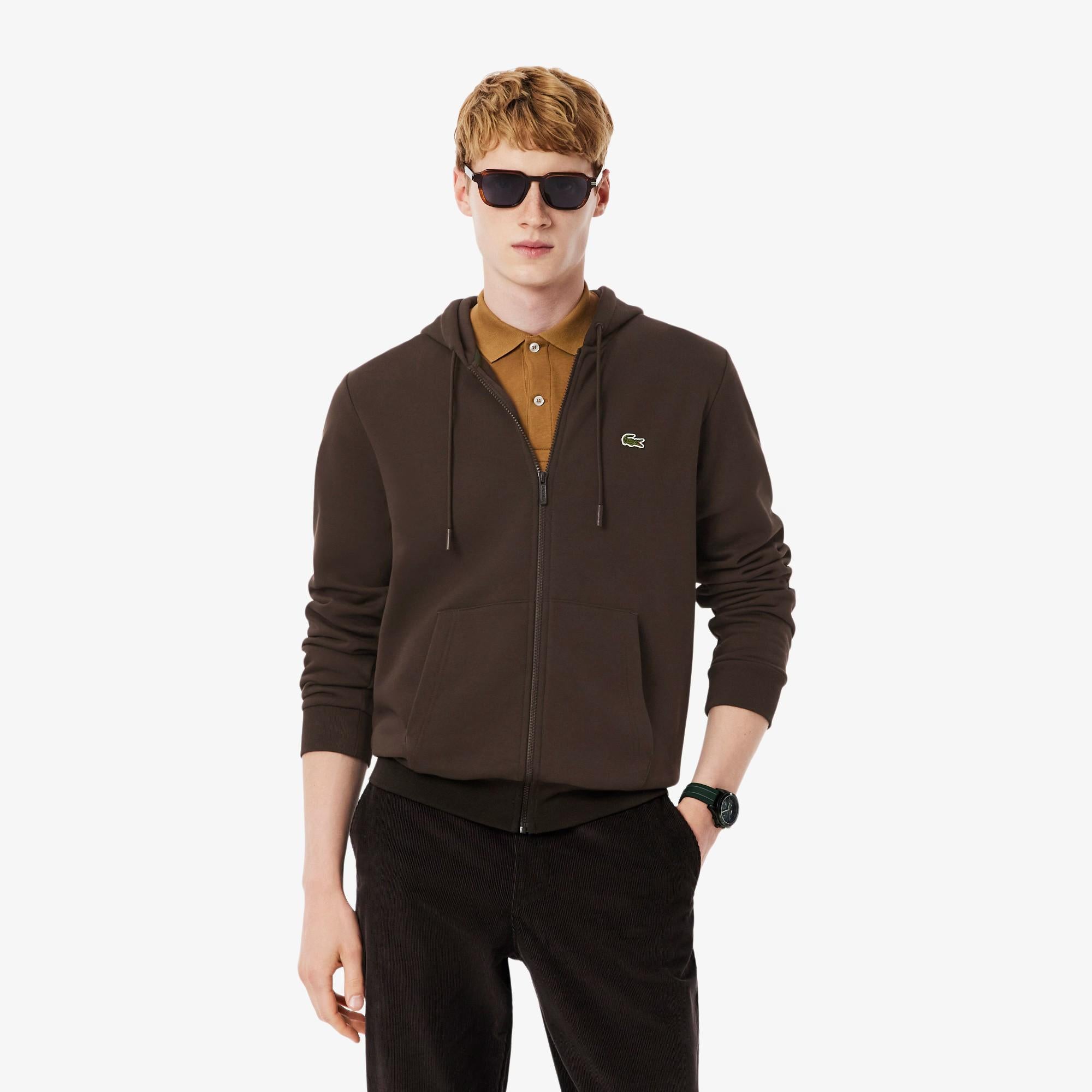 Felpa con cappuccio con zip SH9626 SKB LACOSTE 