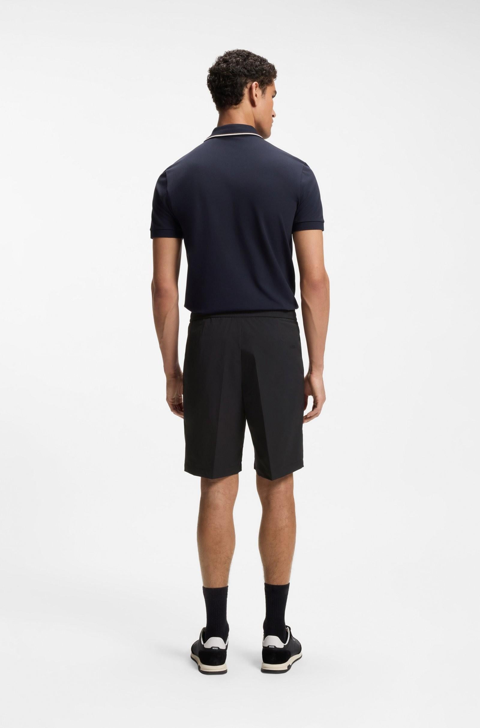 Shorts regular fit idrorepellenti in twill ad asciugatura rapida 50558953 001 BOSS 