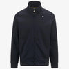 Giacca in pile athleisure da uomo blu