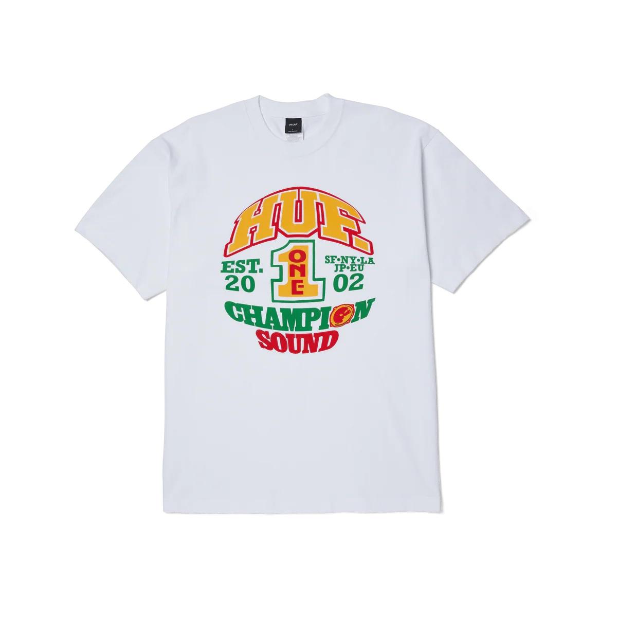 Champion Sound T-Shirt TS02411 WHITE HUF 