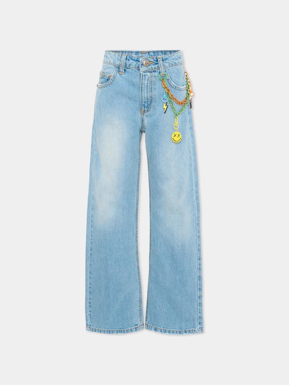 Jeans in denim con charms RBP26132JE DBLUELIGHT RICHMOND 