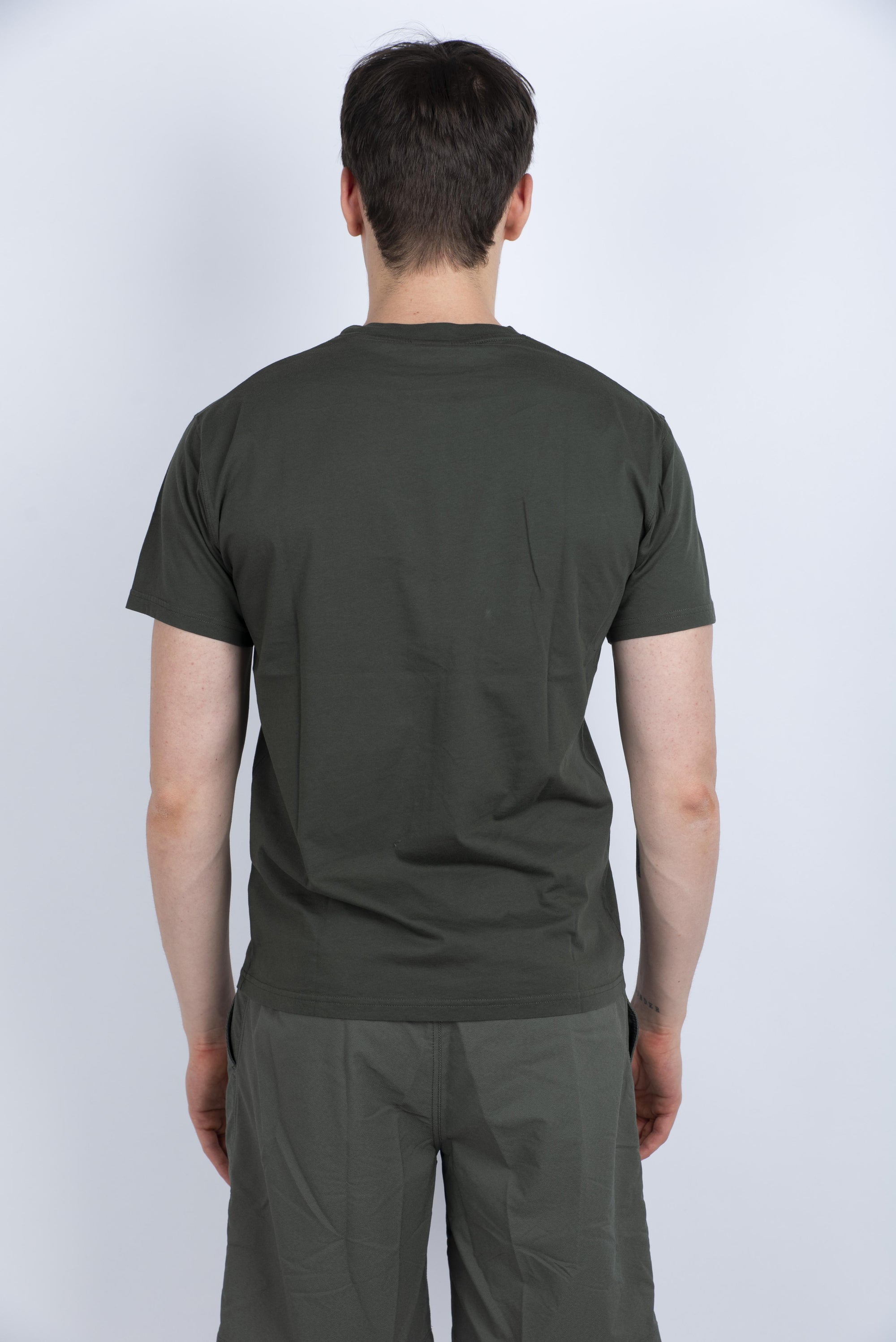 T-shirt con tasca verde M609TEJ7800 30201 SUNDEK 