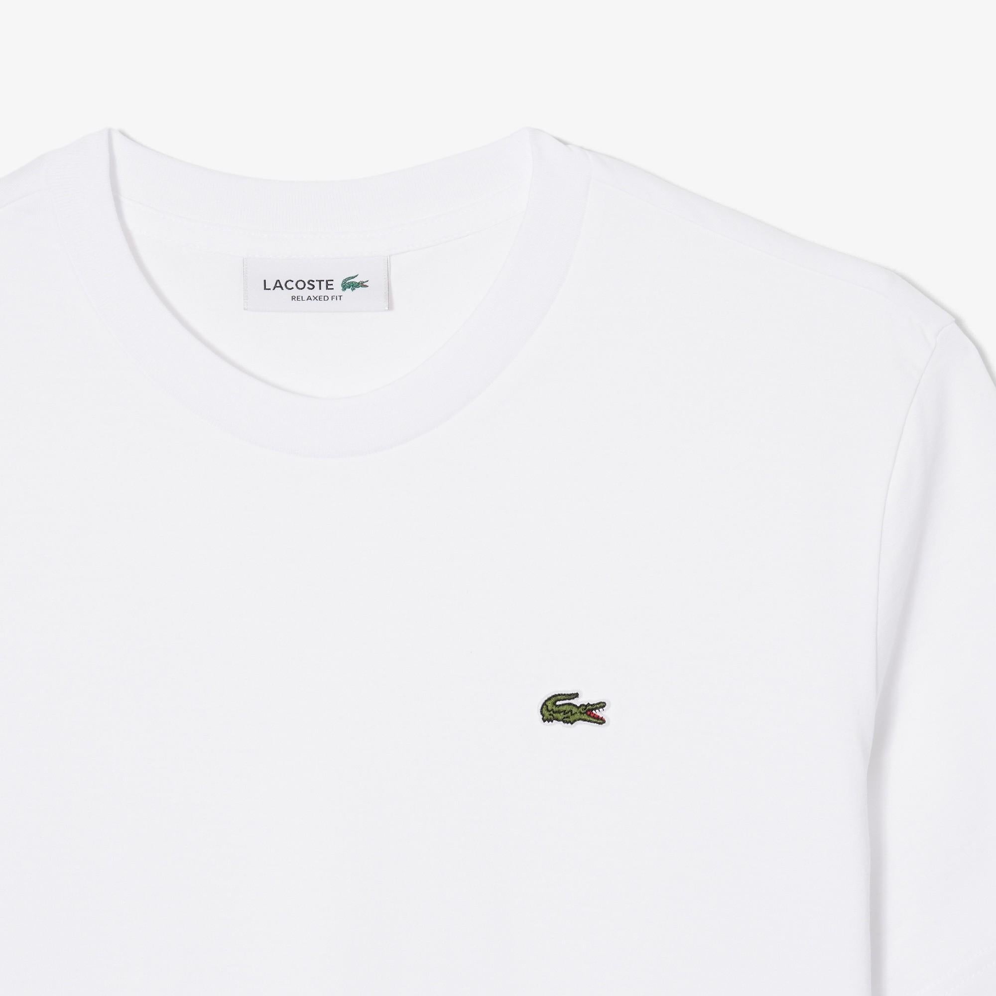 T-shirt in morbido cotone relaxed fit TF7215 001 LACOSTE 