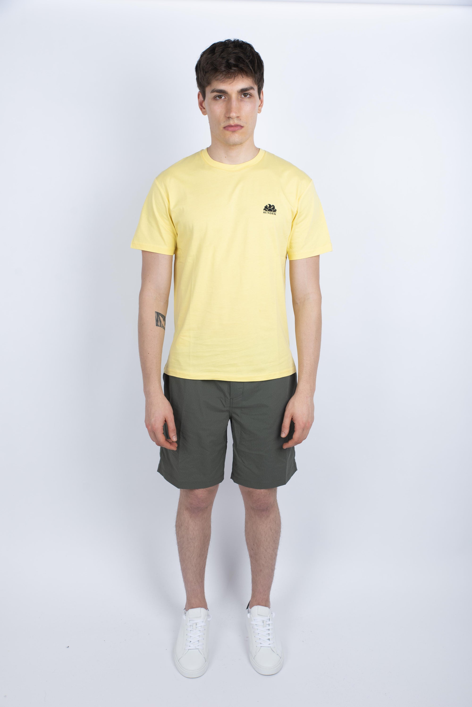 T-shirt con tasca Wetsuit giallo M673TEJ7800 A6200 SUNDEK 