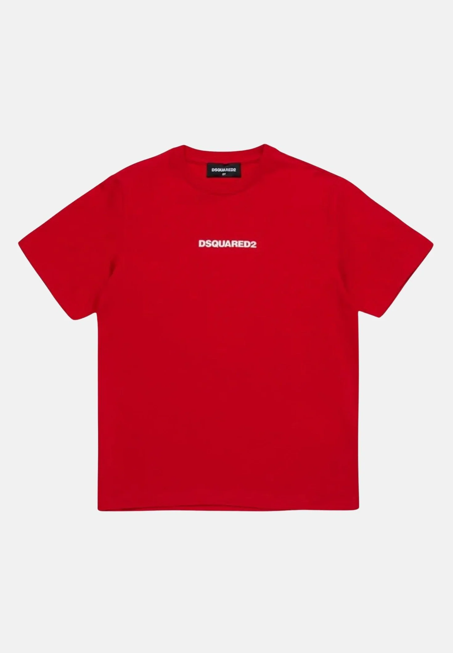 D2Kids Newborn Logo T-shirt Red DQ2853D004G DQ405 DSQUARED2 