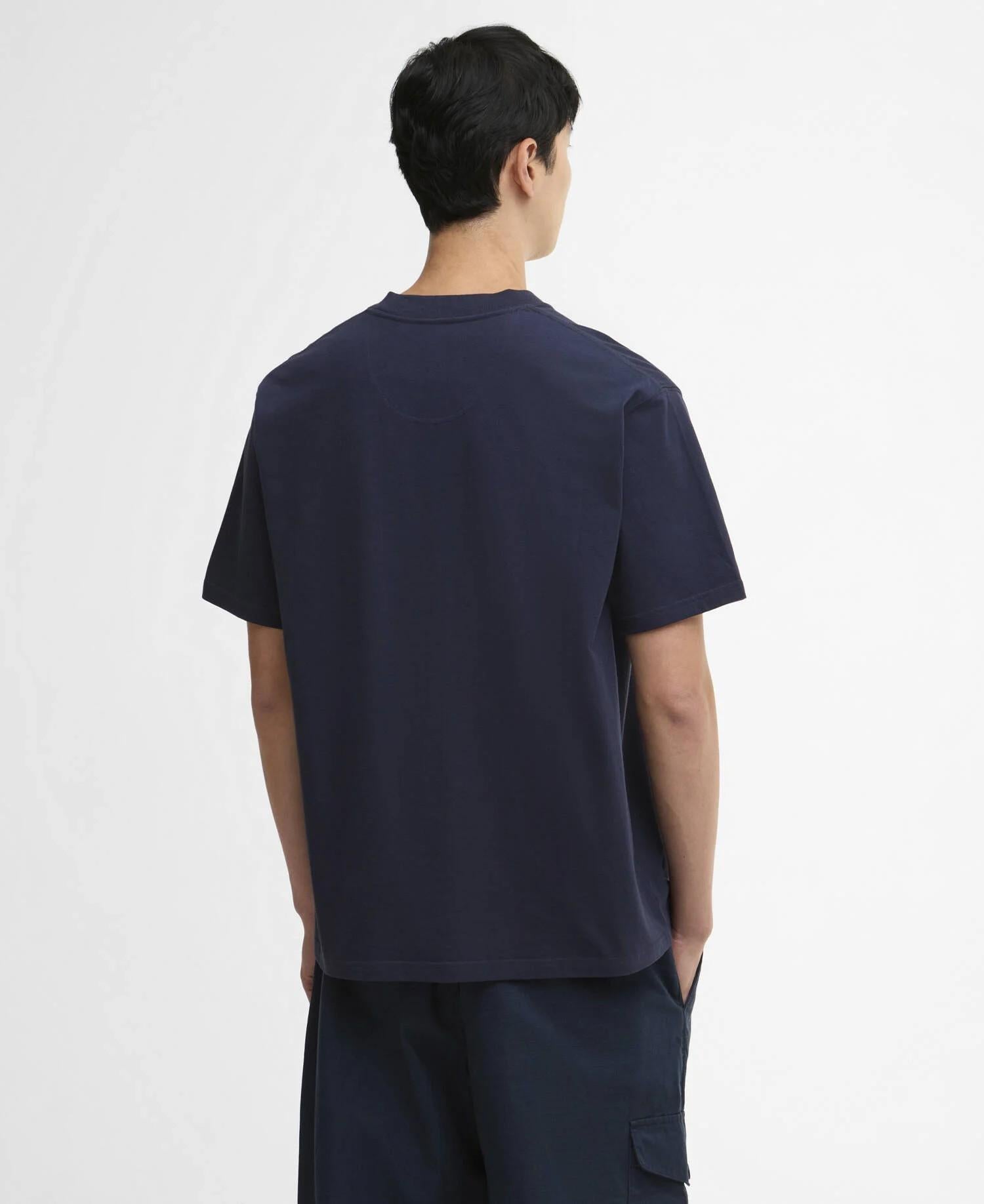 T-shirt oversize con logo Dalton MTS1568 NY91 BARBOUR 