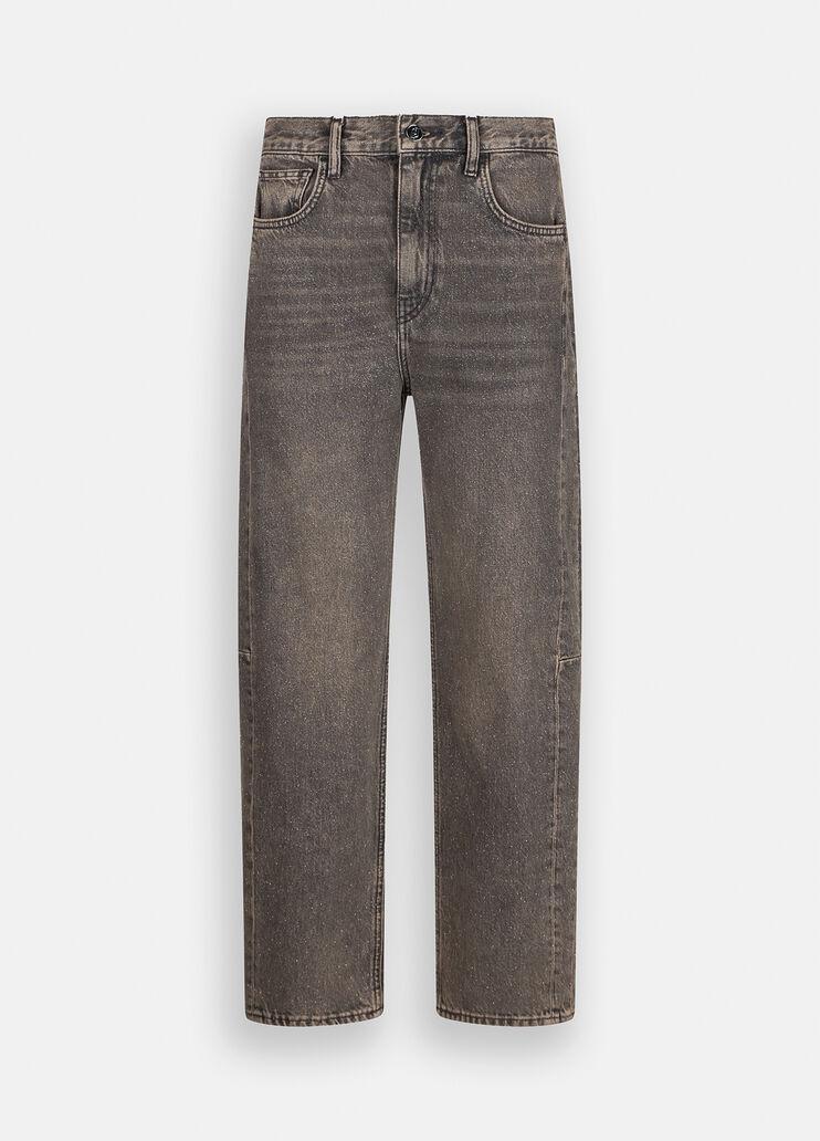 Jeans boyfriend con glitter MF5381D4927 88280 LIU JO WHITE2 