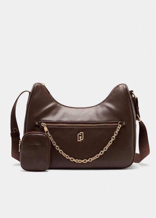 Borsa a spalla media con porta monete AF5322E0077 90912 LIU JO ACCESSORIES 