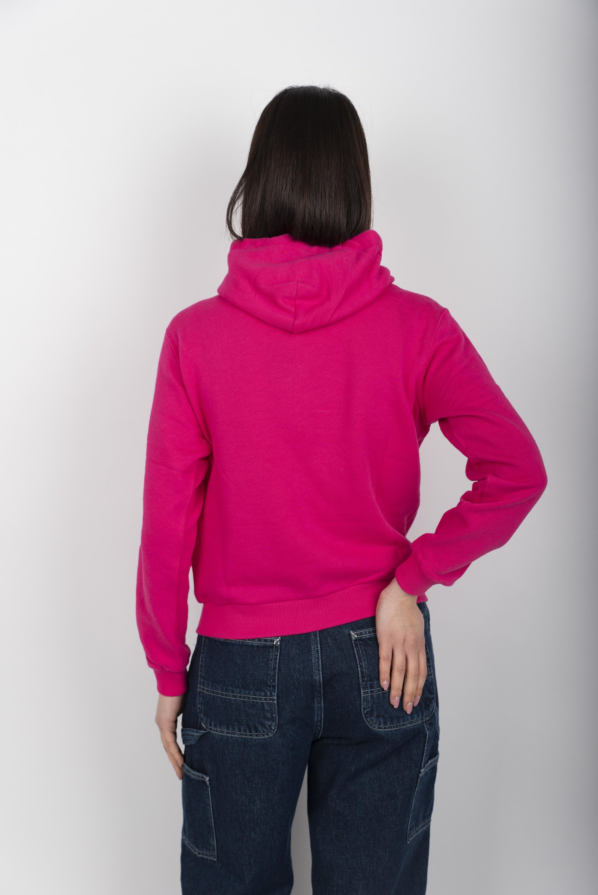 Felpa con cappuccio e cerniera rosa brillante 211935584 014 POLO RALPH LAUREN 